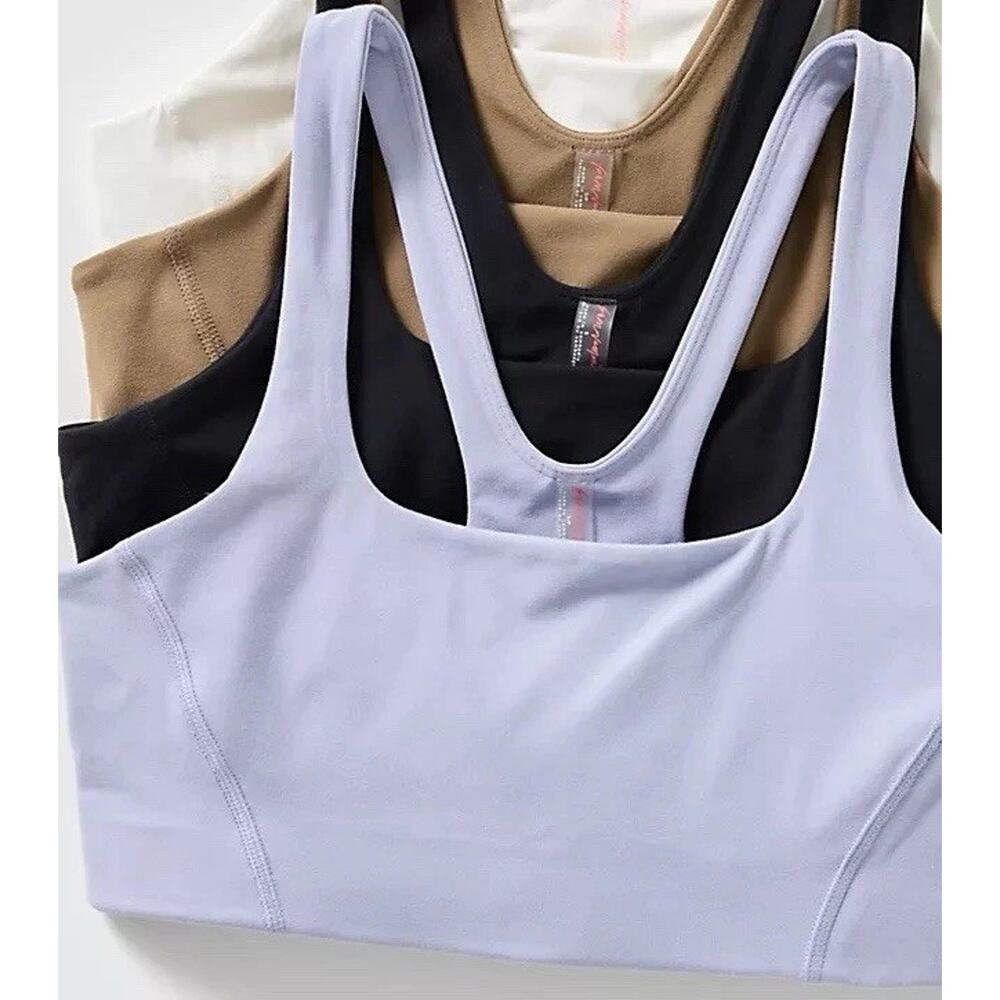 NWT Free People Movement Never Better Square Neck Sports Bra Purple Size S